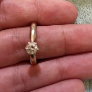 1/2 Carat Diamond Engagement Ring w/ White Gold